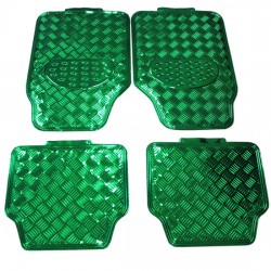 Tapete Metalizado Verde Universal 4 pç Tapete Metalizado Verde Universal 4 pç